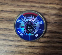 1999 Hasbro Pokemon Battling Coin Game #91 Nintendo Cloyster - Image 1