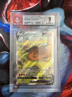 Pokemon #Swsh260 Charizard V Alt Art Promo UPC Bgs 9 Mint - Image 1