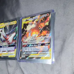 Pokemon Latias & Latios GX 113 Team Up, Reshiram & Charizard GX SM201 Promo Holo - Image 3