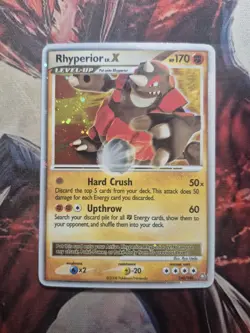 Pokemon TCG Rhyperior LV. X - 145/146 - Legends Awakened Ultra Rare MP - Image 1