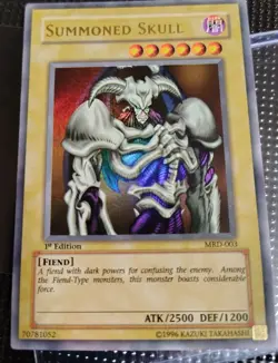 Yugioh Summoned Skull MRD-003 Ultra Rare 1st Ed MP LP - Image 1