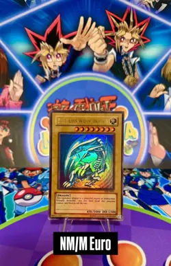 Blue-Eyes White Dragon SDK-E001 Starter Deck Kaiba Unlimited European NM/M + - Image 1