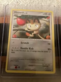 Pokemon Meowth Five Card Lot 1995/99 2002/2008/2009/2012 Bin(G3)￼ - Image 3