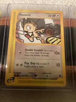 Pokemon Meowth Five Card Lot 1995/99 2002/2008/2009/2012 Bin(G3)￼ - Image 4