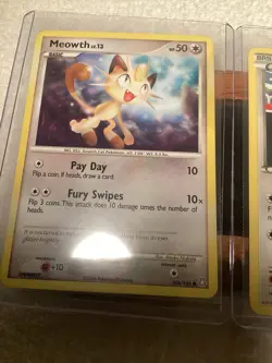 Pokemon Meowth Five Card Lot 1995/99 2002/2008/2009/2012 Bin(G3)￼ - Image 5