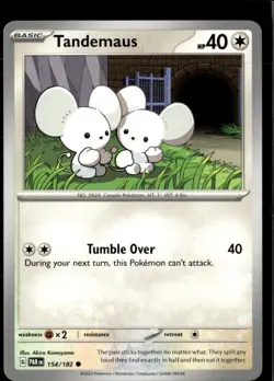 Pokemon Tandemaus 154/182 Paradox Rift Non Holo Common 4 Card Lot - Image 1