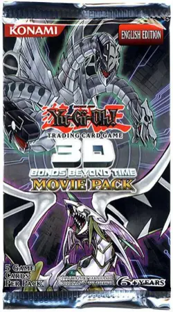 YuGiOh 3D Bonds Beyond Time Movie Booster Pack [5 Cards] (Konami) 83717885597 - Image 1
