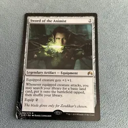 MTG - Sword Of The Animist - Magic Origins - HP MAGIC CARD - Image 1