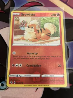 Growlithe - 032/264 - Reverse Holo - Fusion Strike - NM/M - Pokemon Card - Image 1