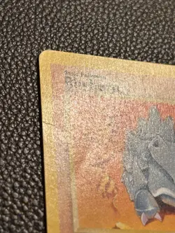 1st Edition Rhyhorn Jungle Pokemon Card Creased 61/64 Common - Image 4