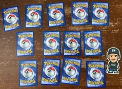VTG LOT (13) POKEMON JUNGLE SET CARDS COLLECTION NO HOLOS WOTC TCG BASE FOSSIL - Image 2