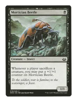 Mortician Beetle MTG Creature Cards Modern Masters 2017 Magic the Gathering - Image 1