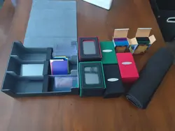 Magic/YuGiOh/Pokemon Deck Card Boxes Mats accessories - Image 1