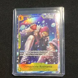One Piece Donquixote Rosinante Foil Character Card OP12-108 English - Image 1