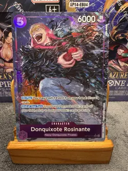 One Piece Card Game Donquixote Rosinante OP10-072 Super Rare Alternate Art Eng - Image 1
