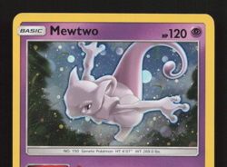 Pokemon Mewtwo SM77 Sun & Moon Ultra Rare Holo Black Star Promo Pokemon Card NM - Image 3