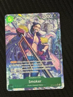One Piece Card Game Royal Blood Smoker SR OP10-030 ALT ART Parallel English TCG - Image 1