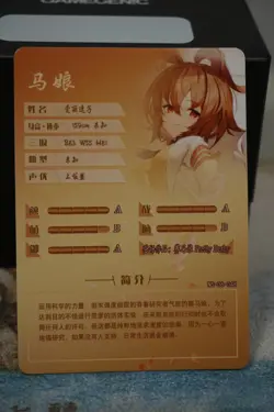 Agnes Tachyon Uma Musume Pretty Derby Goddess Story Waifu Card SR ns-06-048 - Image 2