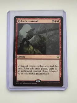 Relentless Assault NON-FOIL Commander Legends #416 NM -MTG ENG - Image 1
