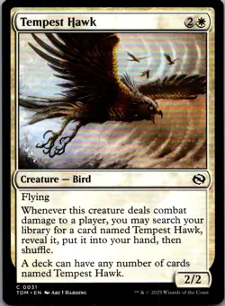 Tempest Hawk C Tarkir: Dragonstorm 31 NM - Image 1