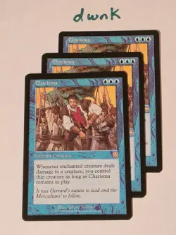 MTG Charisma x3 Mercadian Masques Regular Magic The Gathering FREE Shipping - Image 1