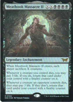 MTG: Duskmourn: House of Horror: Prerelease Foil Meathook Massacre II: LP Con - Image 1