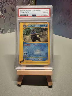 2002 POKEMON EXPEDITION #47 FERALIGATR PSA 8 - Image 1