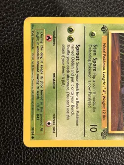Pokemon 1st Edition Jungle Oddish 58/64 - Image 3
