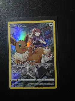 Pokemon TCG card Eevee TG11/TG30-Swsh09 Brilliant Stars Trainer Gallery Holo - Image 1