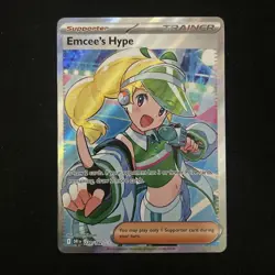 Emcee's Hype - 220/182 - Pokemon Destined Rivals Ultra Rare NM - Image 1