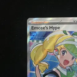 Emcee's Hype - 220/182 - Pokemon Destined Rivals Ultra Rare NM - Image 2