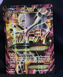 Pokemon TCG Breakthrough M Mega Mewtwo EX Full Art Ultra #160/162 (HP)*** - Image 1