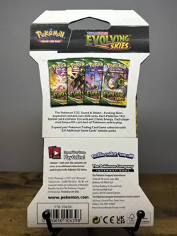 Pokemon TCG Evolving Skies Sleeved Booster Pack - Sword & Shield - New/Sealed - Image 2