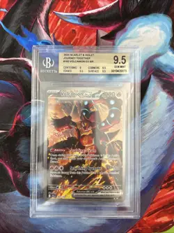Pokemon Volcanion Ex SIR Journey Together Bgs 9.5 Gem Mint - Image 1