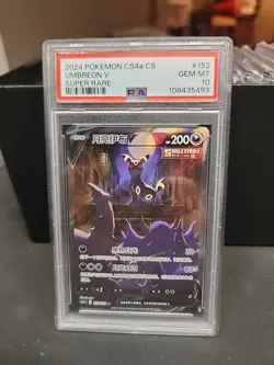 2024 Pokemon TCG S.Chinese Umbreon V CS4aC 152/132 Super Rare Holo PSA 10 - Image 1
