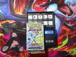 VERY HEAVY! GOD PACKUUU 22.40g Prismatic Evolutions Pokemon TCG Booster (SEALED) - Image 1