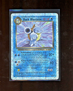 2002 Pokemon Legendary Collection Dark Blastoise 4/110 Reverse Holo Foil Rare - Image 1