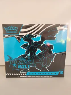 Pokemon TCG Black Bolt Elite Trainer Box (ETB) – Factory Sealed – Ships Fast - Image 1