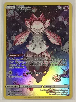Pokemon TCG - Diancie GG13/GG70 Crown Zenith Galarian Gallery - NM Pack Fresh! - Image 1