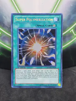 Yugioh Super Polymerization RYMP-EN029 Secret Rare 1st Edition NM - Image 1
