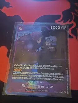 Rosinante & Law EB04-038 SR Alt Art Parallel - One Piece Card Game English - NM - Image 2