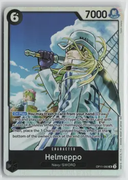 One Piece TCG Helmeppo SR OP11-092 A Fist of Divine Speed English - Image 1
