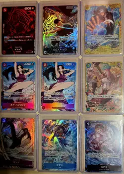 One Piece Alt Art Lot of 9 Raw Cards - Image 1