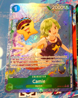 One Piece English Card Game Holo Carte OP06-025 Camie Alt Art Mint - Image 1