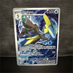 Pokemon Inteleon Illustration Rare Holo Card 142/132 Me01: Mega Evolution 150 HP - Image 1
