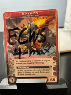 CHAOTIC KHYBON THE RENEGADE (4-MAX STATS) CARD - Image 1