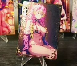 Goddess Story X Demon Slayer Metal Waifu Card -Mitsuri GP Anime AGC - Image 1