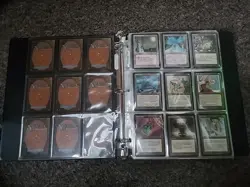 Mtg 1994 Fallen Empires NM Complete Set With Binder 187 Cards - Image 2