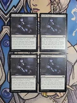 4x Deadly Dispute - NM/M TDC MTG Magic - Image 1
