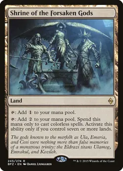 Shrine of the Forsaken Gods [Battle for Zendikar] Magic MTG - Image 1